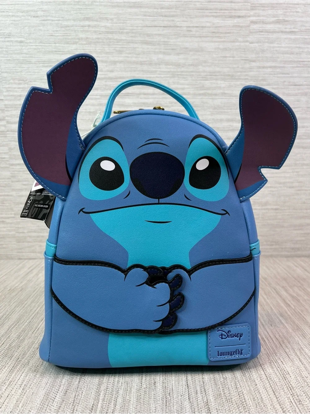 Loungefly Disney Lilo & Stitch, Experiment 626, Magnetic Hands Mini Backpack NWT